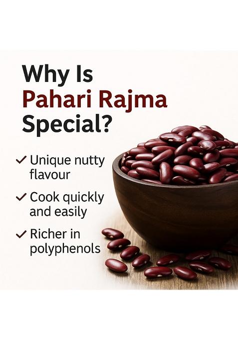 Organic My Red Rajma 1Kg | Kidney Beans | Organic Beans | Premium Unpolished Rajma | Gluten Free & Pesticide Free Rajma | Himachali Lal Beans 1 Kg
