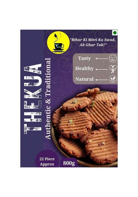 Savita Kitchen Thekuaa | Desi Ghee & Jaggery | Homemade Traditional Bihari Style Pure Authentic Thekua | Chhath Puja Thekua From Bihar | Bihari Sweet Cookies (800 G) (22 Pieces Approx)