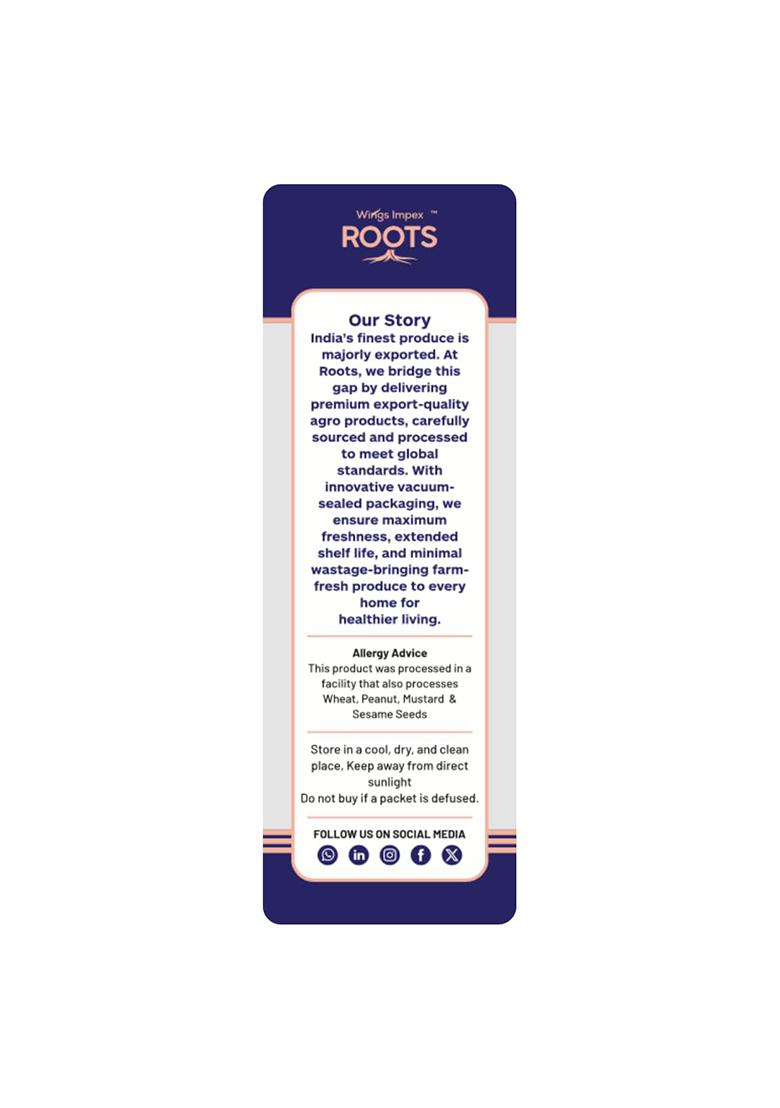 Roots Vatana Green Peas 500G | Premium Dried Green Peas | Protein & Fiber Rich Pulses | Hygienically Vacuum Packed | Unpolished | Natural & Preservative Free | Farm Fresh Quality