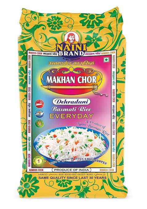 Naini Brand Makhan Chor Dehraduni Basmati Rice Everyday 1Kg | Premium Basmati Rice For Everyday Consumption