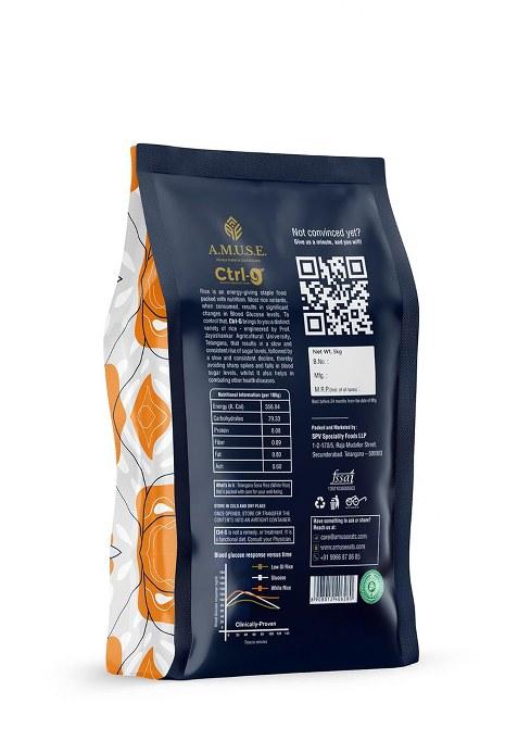 A.M.U.S.E. Ctrl G,Low Gi White Rice,Diet Rice,Diabetic Friendly Rice(5Kg)