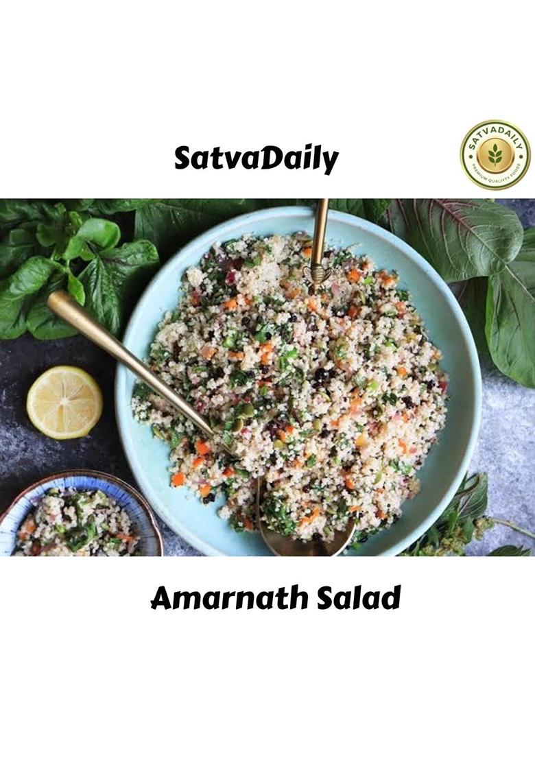 Satvadaily Whole Amaranth 900G | Rajgira Sabut For Fasting | Ramdana Seeds | Gluten Free & Vegan Rajgeera Seed | High In Fibre And Protein | Amarnath Seeds Cholai Dana | Rajgira Seed | Ancient Grain Superfood