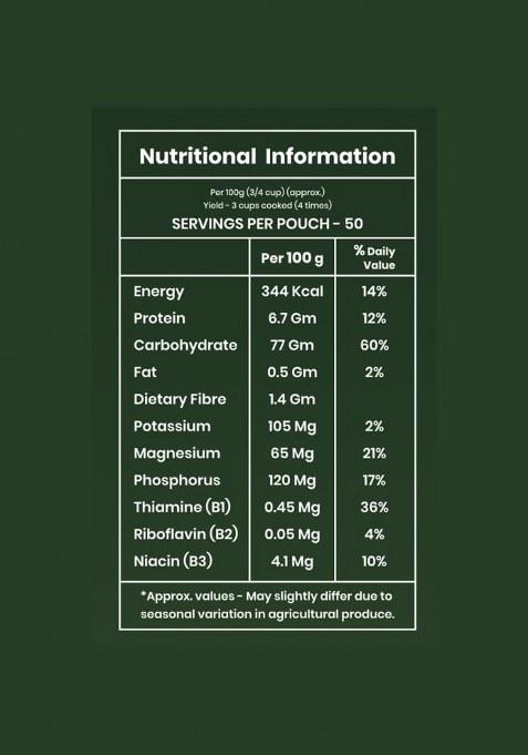 Grains Of India Superior Basmati Rice, Long Grain, Natural Aroma, Unpolished, 5Kg