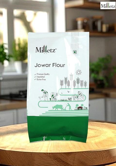 Organic Jowar Atta | Jowar Flour |Unpolished Jowar Atta | Sorghum Flour | Non Gmo | Millet Bhakri Atta