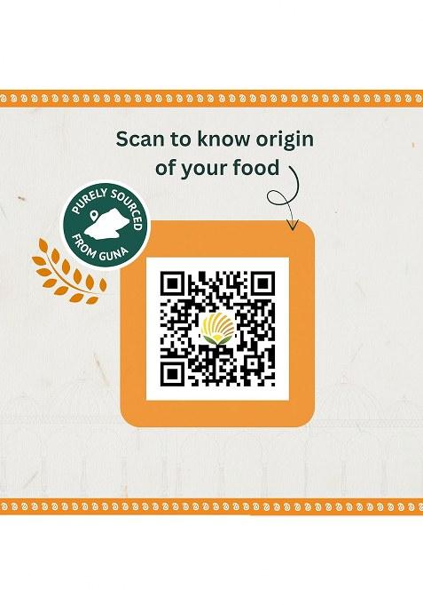 Bharatrohan Guna Toor Dal | Unpolished Pigeon Pea | Chemical Residue Free | Drone Monitored | 500G Pack