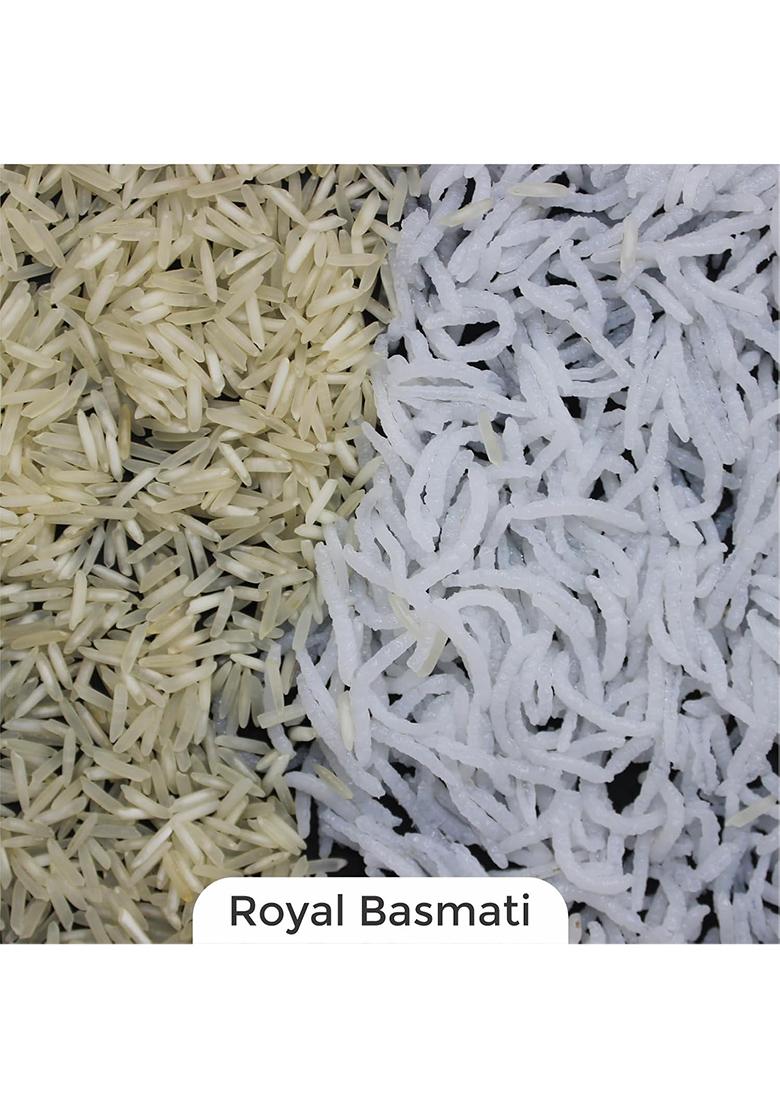 Pansari Royal Basmati Rice,5Kg Great Taste And Mesmerizing Aroma | Long Grain, Naturally Aged(2-Years) With Fortified | Basmati Rice, Biryani Rice, Pulao Rice