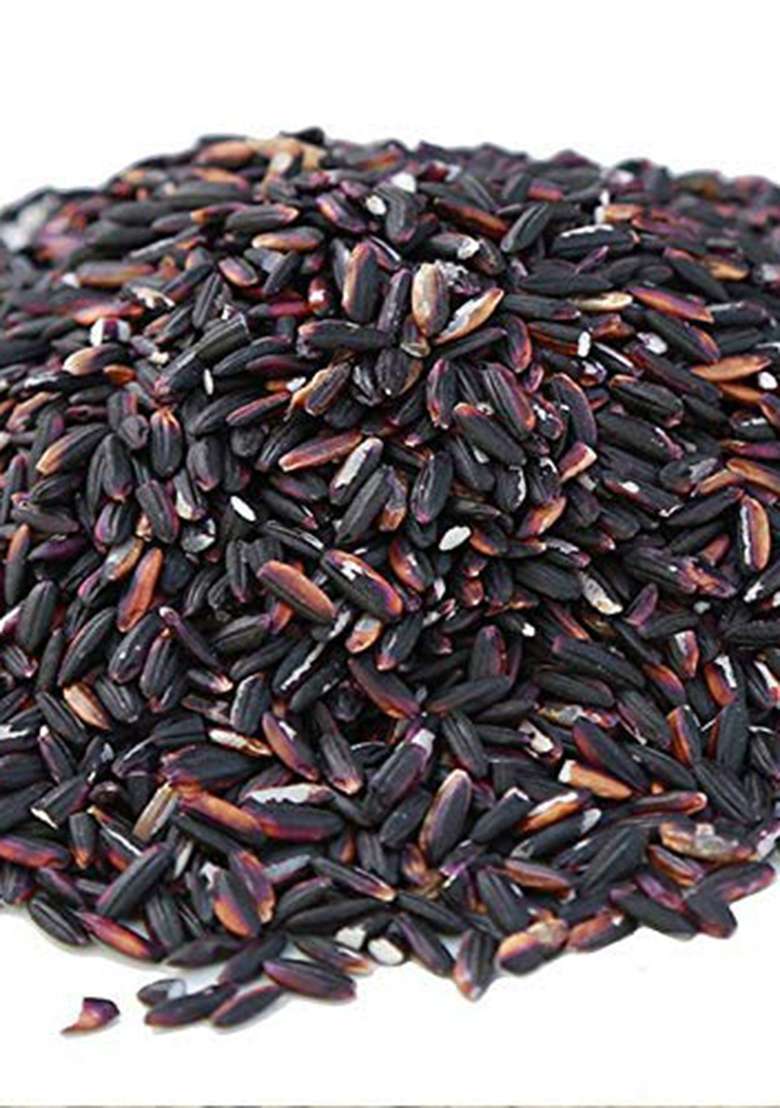 Saara Organics Karuppu Kavuni Rice | Hand Pounded | Low Gi | Traditional Black Kavuni 1000 Gram - Indya