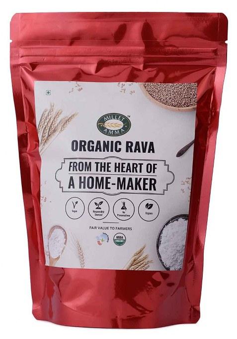 Millet Amma Organic Khapli Wheat Dalia - 1 Kg | 100% Vegan & Diabetic Friendly | No Preservatives | Porridge | Rich In Vitmains And Minerals | Good Source Of Proteins And Dietary Fibers Pack Of 1