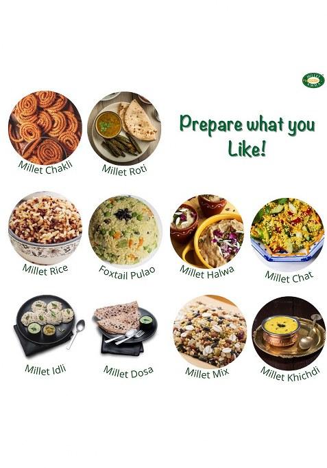 Millet Amma Organic Gluten Free Unpolished Kodo Millets For Overall Wellness And Balanced Nutrition