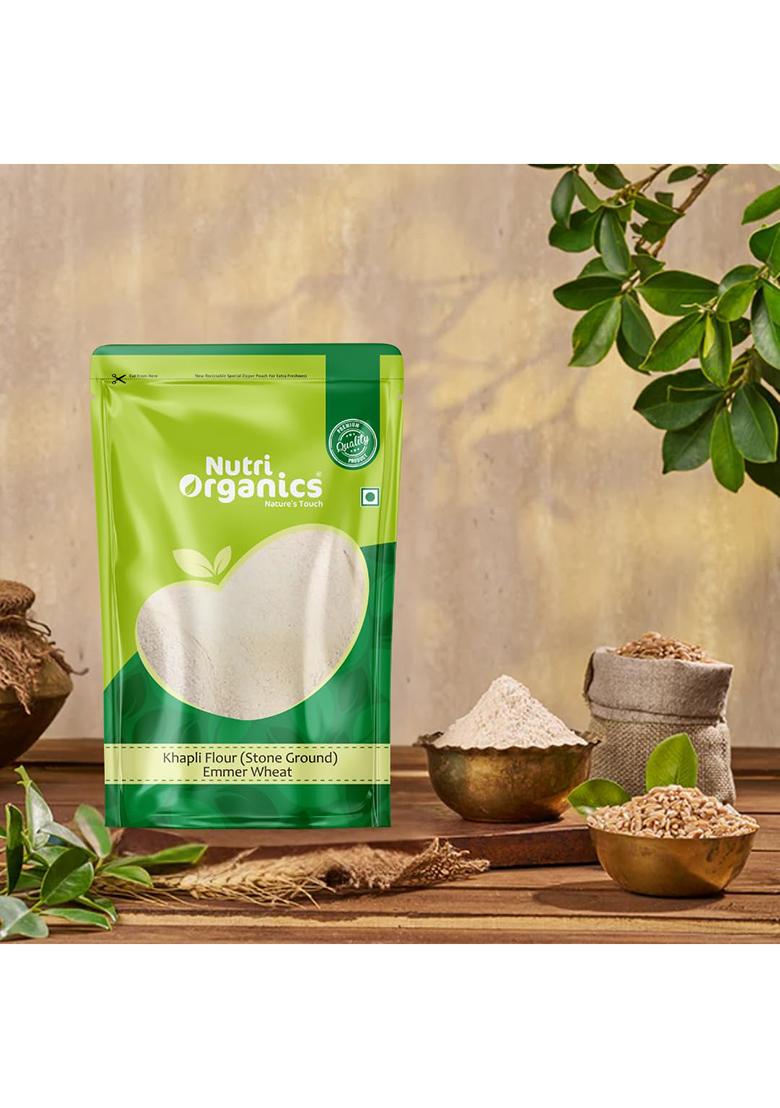 Nutri Organics Khapli Wheat Flour