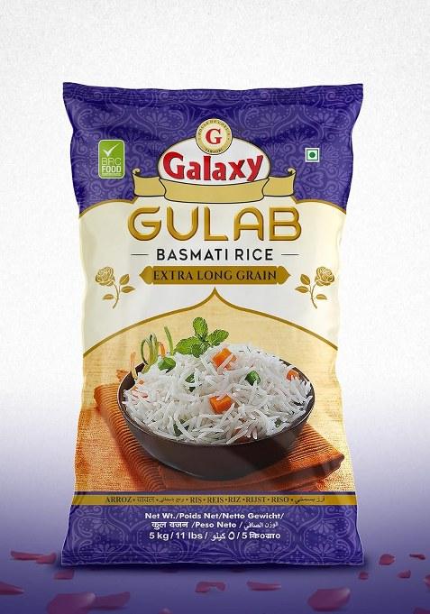 Galaxy Basmati Rice, Aromatic Authentic Aged Biryani Rice, Extra Long Grain, 5 Kg