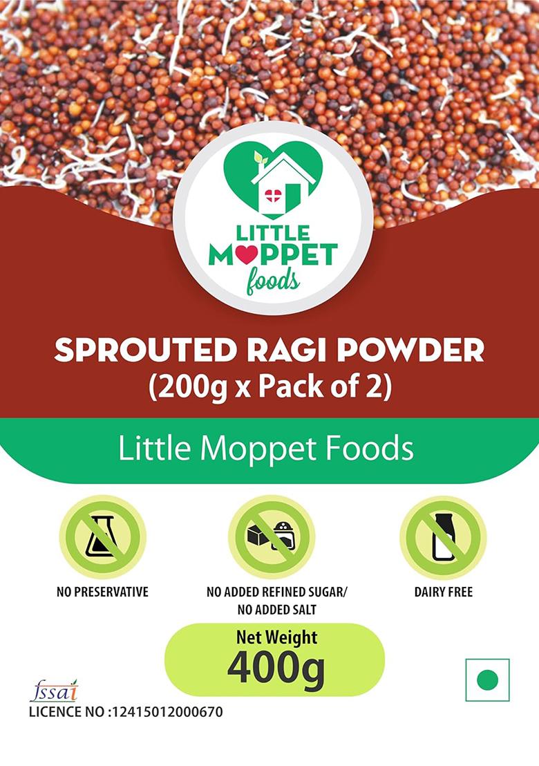 Little Moppet Foods Sprouted Ragi Powder