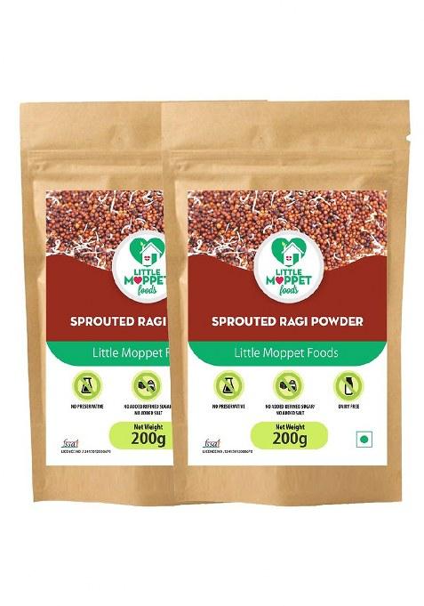 Little Moppet Foods Sprouted Ragi Powder