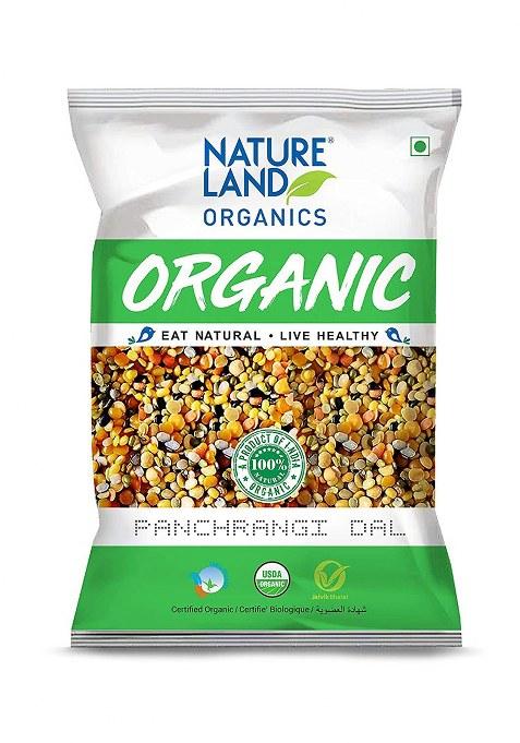Natureland Organics Panchrangi Dal/Mix Dal 500 Gm