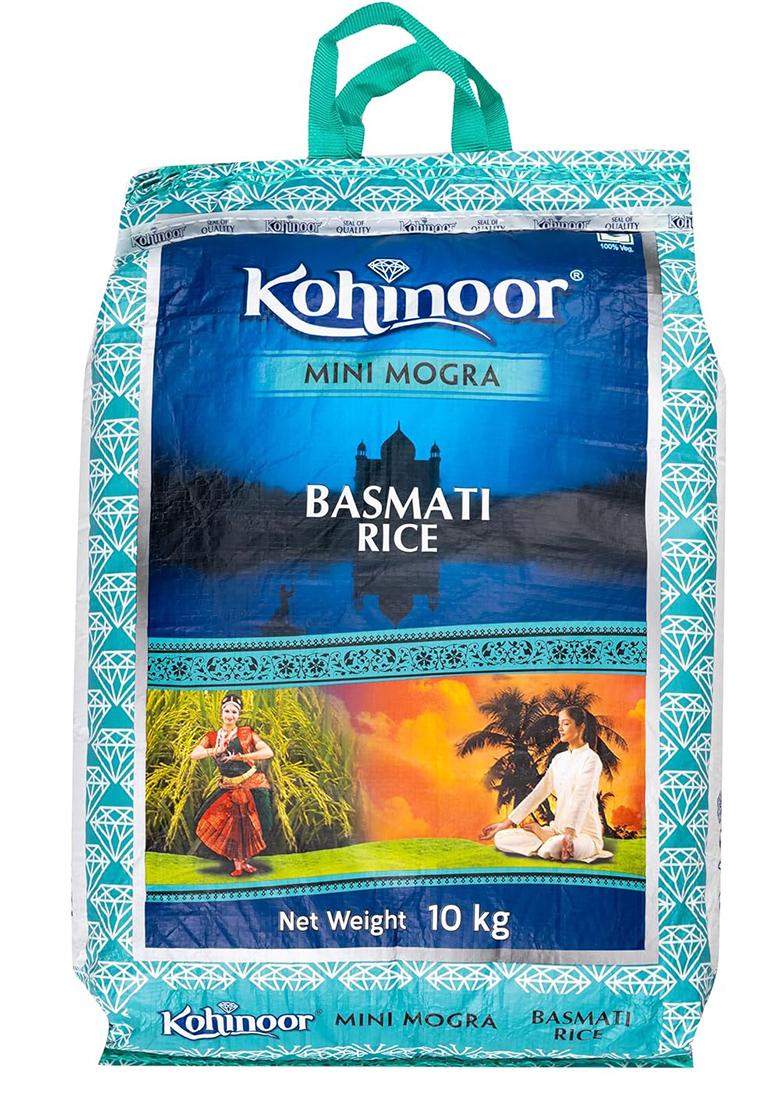 Kohinoor Mini Mogra Rice 10Kg | Tukda Basmati With Good Elongation | Premium Rice For Daily Use Hygienically Packed | Relish Everyday Meals