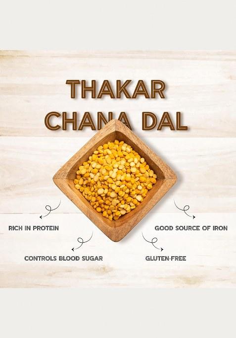 Thakar Unpolished Chanadal 500G | Unpolished Pulses | Protein Rich.Dal | Populardal | Chanadal | High Protein Vegan.Dal | Desi Dal. | Clean And Sortex.Dal | Chanadal For South Indian Food.