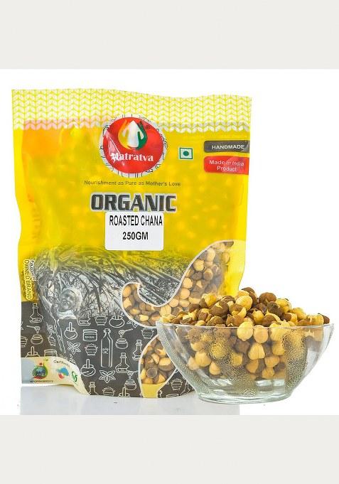 Matratva Roasted Chana 500 Gm (Pack Of 2) | Bengal Gram Whole | Channa | Desi Bhuna Yellow Chane | Fresh & Organic | With Skin & Low Carb | Diet Friendly | Chickpeas | Unsalted | Tasty & Healthy