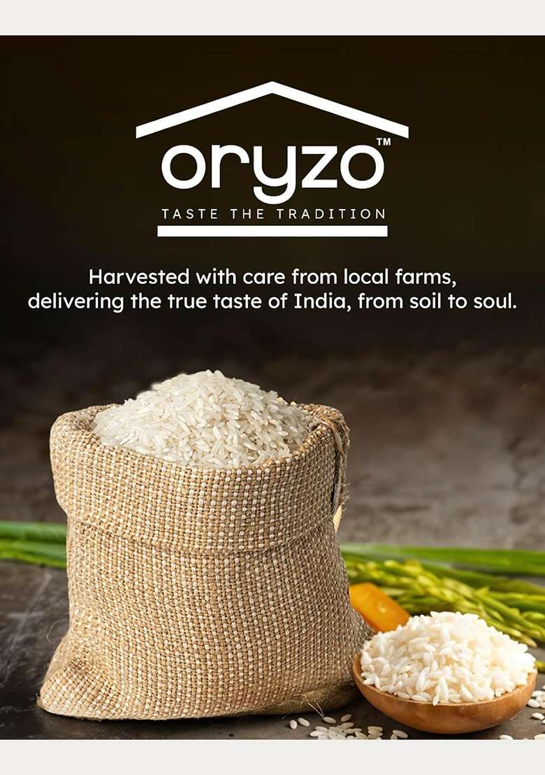 Oryzo Adamchini Rice, Aromatic Short-Grain Heritage Rice, Rich In Iron & Zinc & Healthy Choice,1Kg - Indya