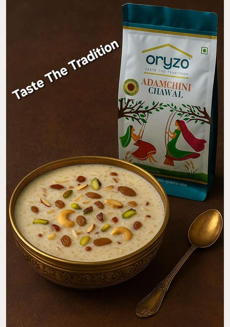 Oryzo Adamchini Rice, Aromatic Short-Grain Heritage Rice, Rich In Iron & Zinc & Healthy Choice,1Kg - Indya
