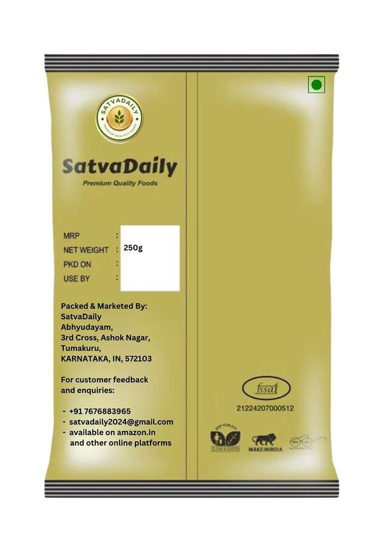 Satvadaily Toor Whole 250G | Pigeon Pea - Rich Source Of Protein | Thogari Kalu | Whole Gram | Arhal/Arhar | Whole Toover Beans | Kandulu - Indya