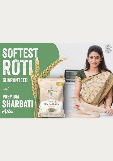 Trivaa Organics 100% Whole Wheat Atta