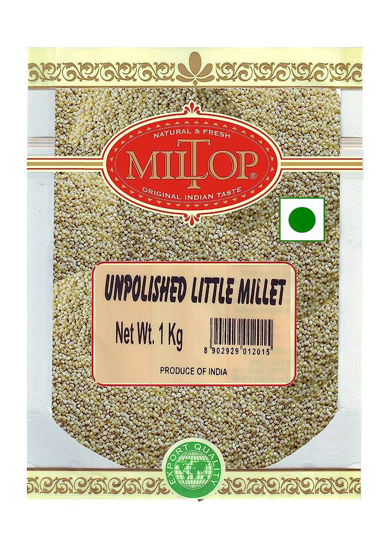 Miltop Unpolished Little Millet 1 Kg - Indya