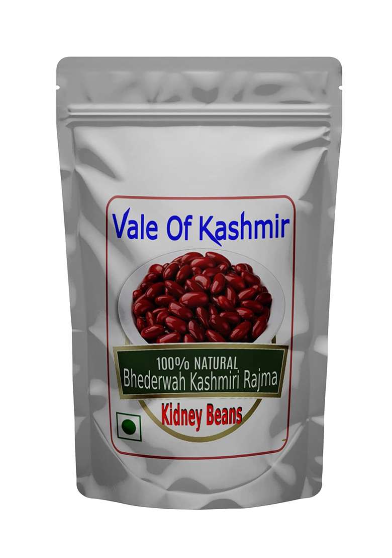 Vale Of Kashmir Kashmiri Bhaderwahi Rajma 1 Kg, Red Jammu Rajma, Kashmiri Kidney Beans - Indya