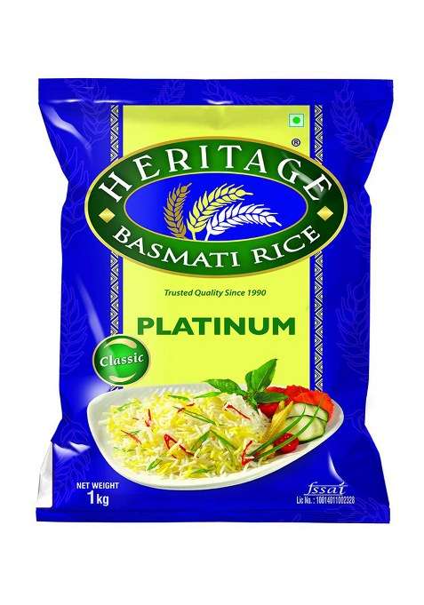Dawat Heritage Platinum Basmati Rice,1Kg
