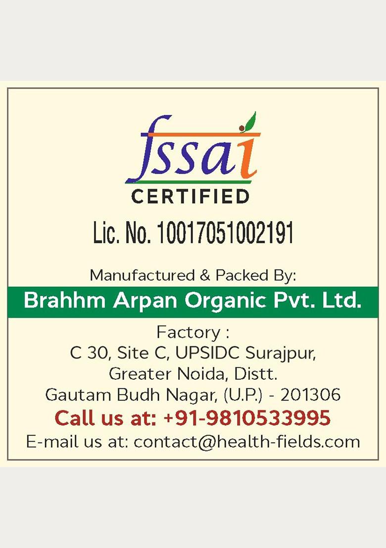 Pusht Organic Brown Basmati Rice | Long-Grain & Aromatic | High In Fibre & Low Gi | Unpolished & Gluten-Free | 1Kg