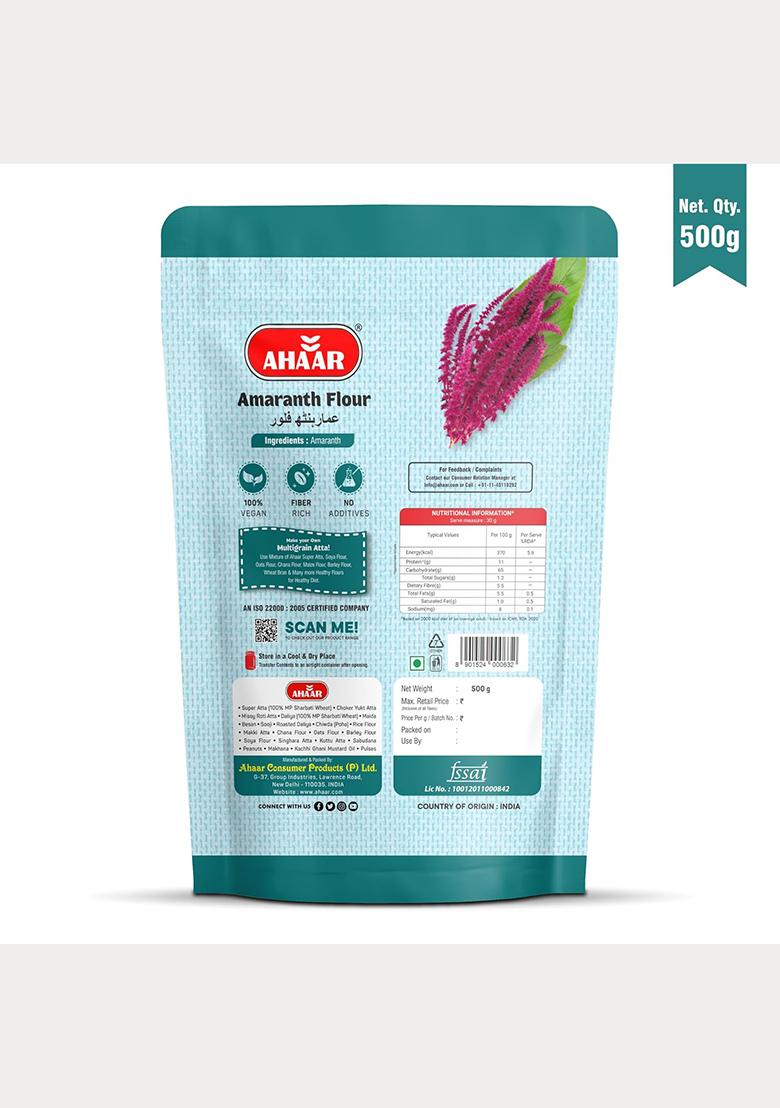 Ahaar Premium Rajgira Flour | Amaranth Powergrain 500G