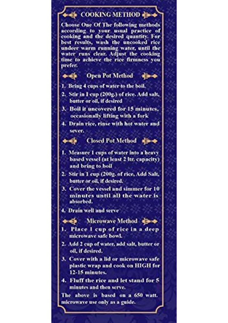 921 Classic Green Label Long Fine Grains Export Basmati Rice 5Kg