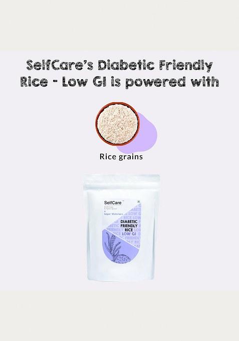 Selfcare By Suman Agarwal Diabetic Friendly Low Gi Rice Pack Of 1-1Kg | Dal