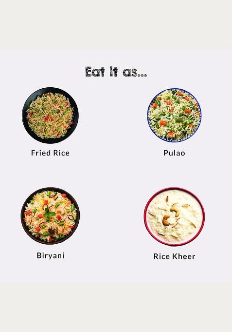 Selfcare By Suman Agarwal Diabetic Friendly Low Gi Rice Pack Of 1-1Kg | Dal