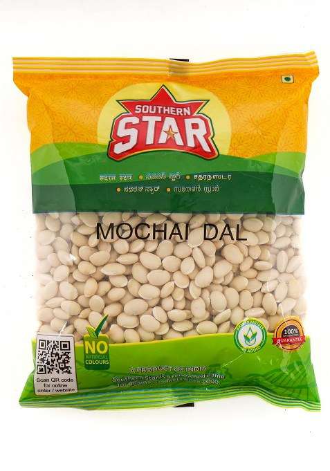Southern Star Lima Beans White 500G | Premium Dried Butter Beans | Balar Dal, Avarekayi | Vellai Mochai Kottai Payaru, Bobbarralu | Rangooni Val, 100% Natural, Protein & Fiber-Rich | Ideal For Curries, Soups & Salads