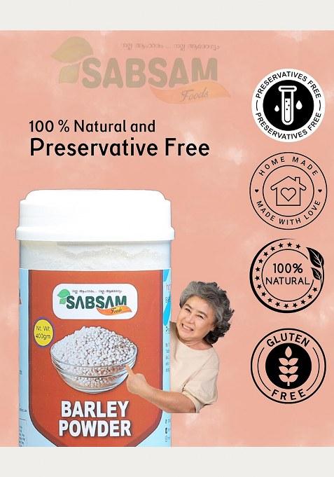 Sabsam Foods Barley Powder|Good For Heart|Protect Against Diabetes|Pack Off 400Gm