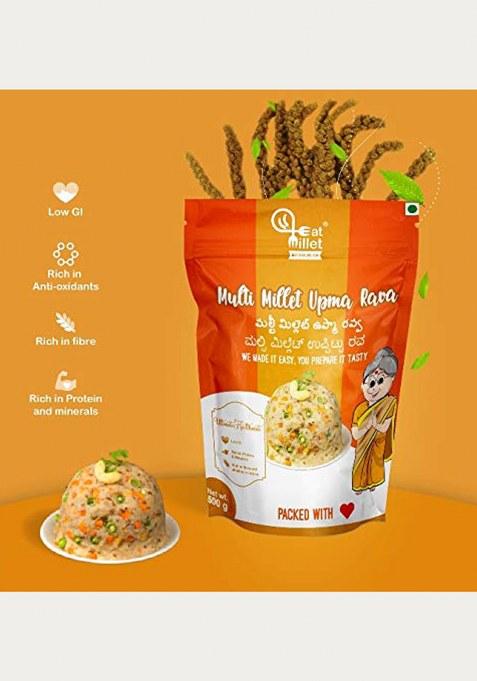 Eat Millet Multi Millet Upma Rava 500G (Pk Of 2)