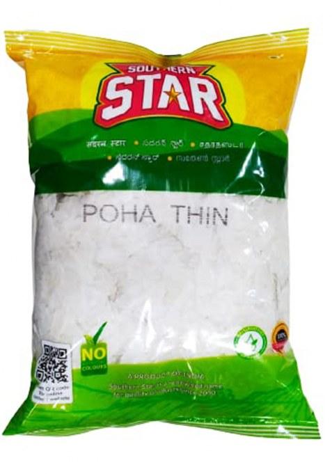Southern Star Super Soft Premium Thin Poha/Aval 500G | Flattened Rice (Aval/Atukulu/Chivda) With High Dietary Fibre | Low Fat & Gluten Free | Rich Source Of Iron, Vitamin & Antioxidants
