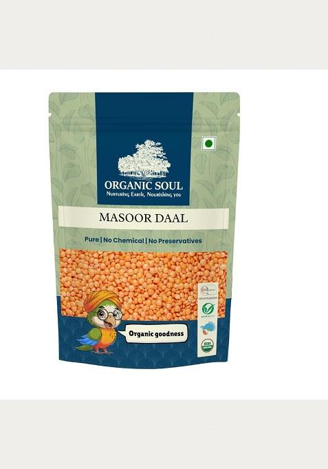 Organic Soul Red Masoor Dal 900 Gm | Organic Dals And Pulses