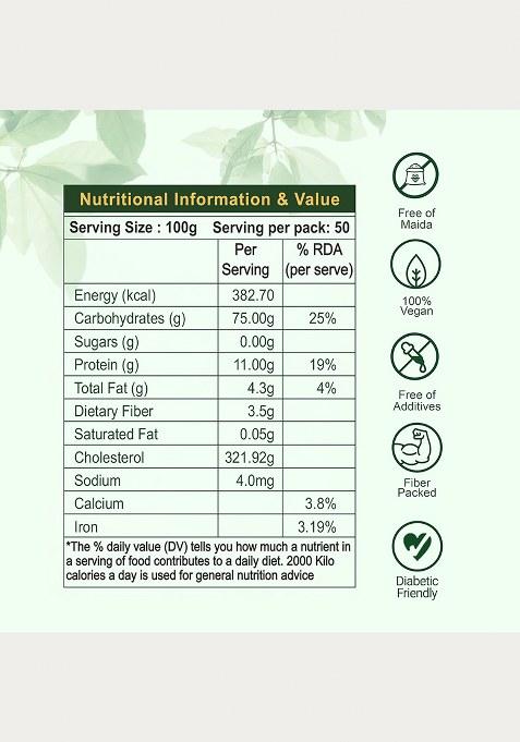 Kisaan Tattva Organic Besan | Gram Flour | Stone-Ground From Unpolished Chana Dal | High Protein | Gluten-Free | 1Kg