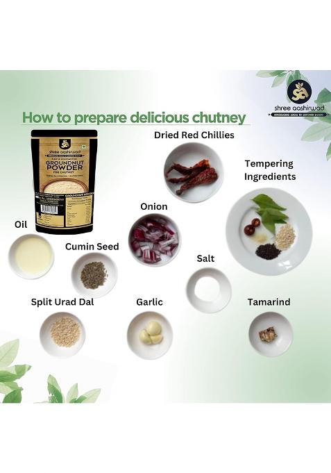 Shree Aanantam Groundnut Powder For Chutney