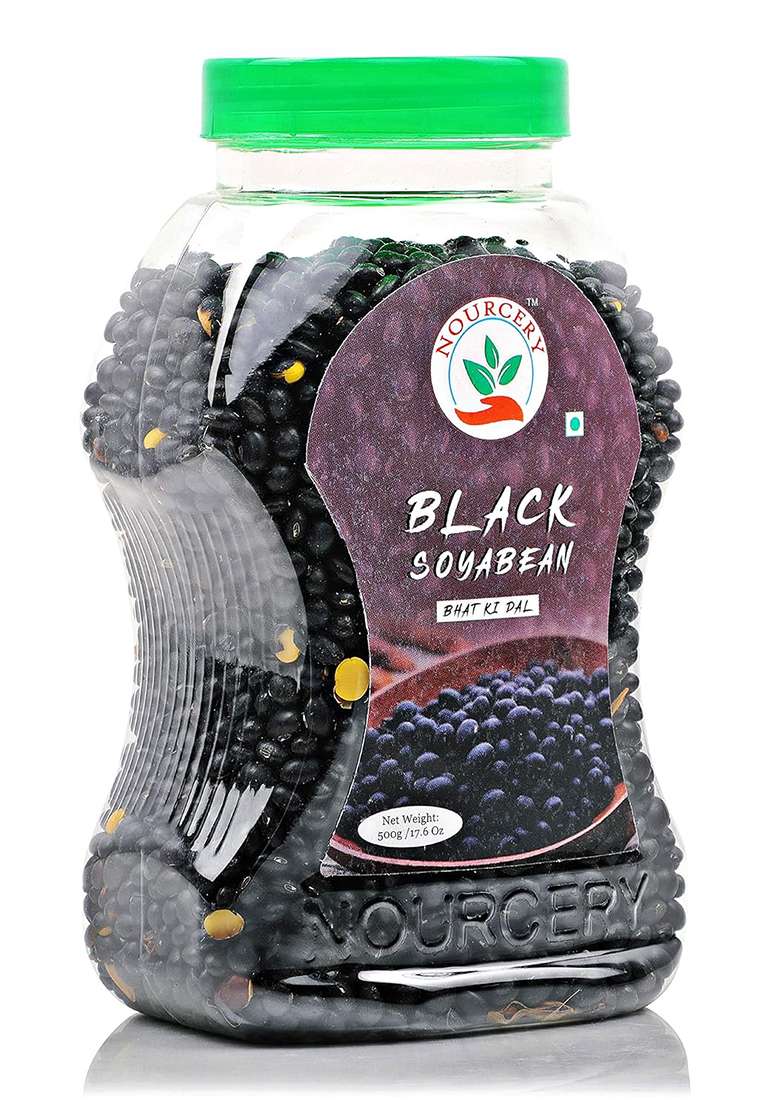 Nourcery Black Soybean, 500G (Bhat Ki Dal) - Indya