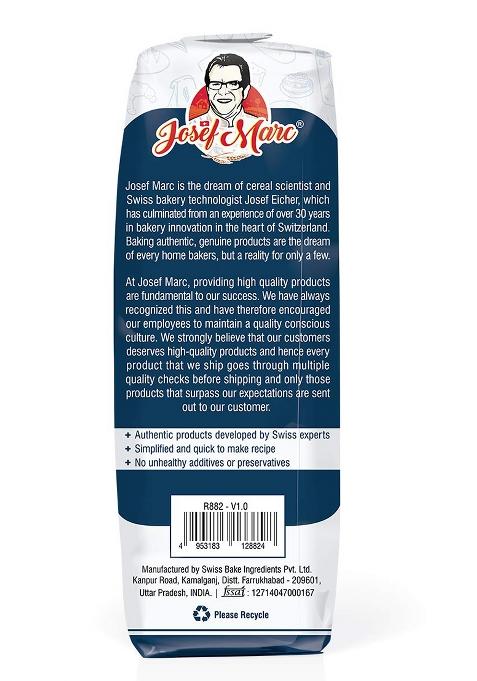 Josef Marc All Purpose Flour,4 Lbs(1.8Kg)-Unbleached&High Protein Flour,Type 0 Italian Flour,Bread Flour.(Pack Of 2)