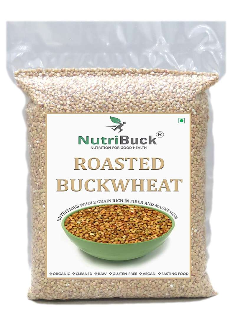 Nutribuck® Indian Roasted Buckwheat Not Russian | Kasha | Kuttu-Giri | Gluten-Free | (400 Grm) - Indya