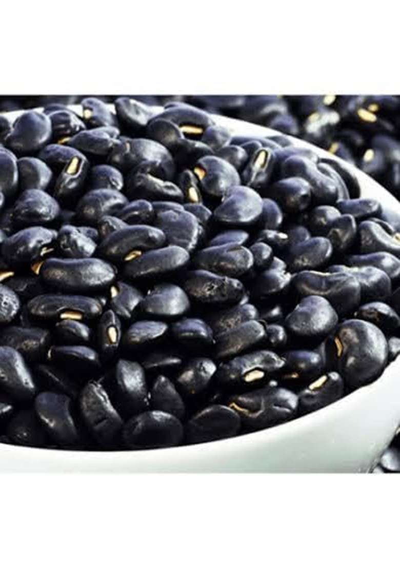 Veganic Himalayan Black Rajma | Kidney Beans | Kala Raajma | High Protein, Unpolished, Naturally Grown (800G) - Indya