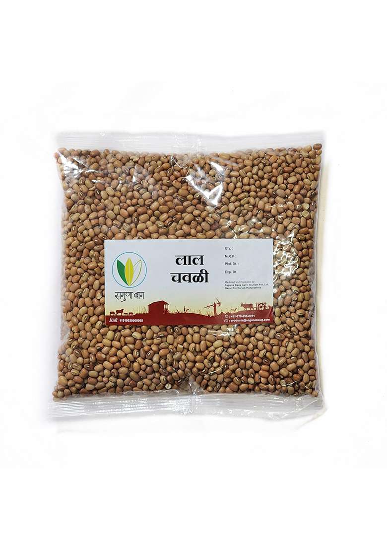 Saguna Baug Red Chawali 500Gm - Indya