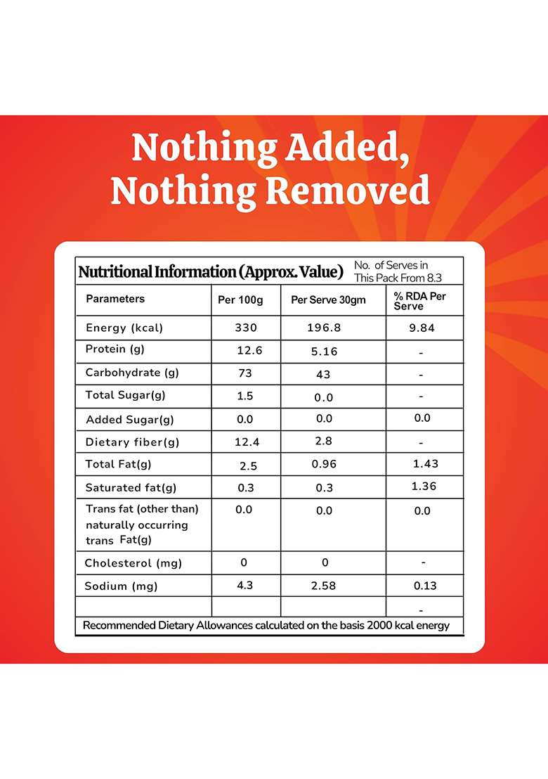 Anugrah Low-Gi 7 Grain Atta 1 Kg | Low Gi Multigrain Flour | High Fiber, Protein & Nutrient-Rich | Goodness Of Jowar, Ragi & Chana - Indya