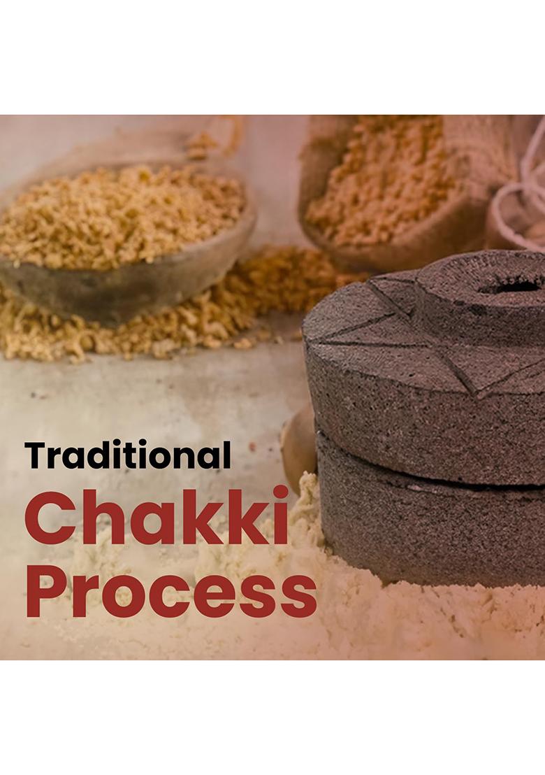 Rjm Gold Chakki Fresh Atta | Whole Wheat Flour For Soft & Nutritious Rotis | High Fiber & Protein | No Preservatives | Hygienic Packaging | 5 Kg