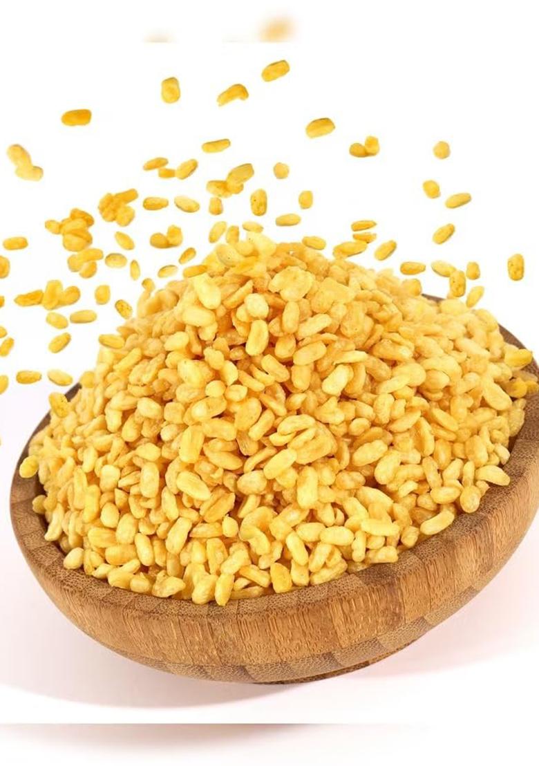 Moong Dal Namkeen Salty Moong Dal | Organic Namkeen | Fried In Cold Pressed Groundnut Oil | Healthy Indian Snacks | No Preservatives | Crispy Crunchy Ready To Eat (500 Gram, Moong Dal)