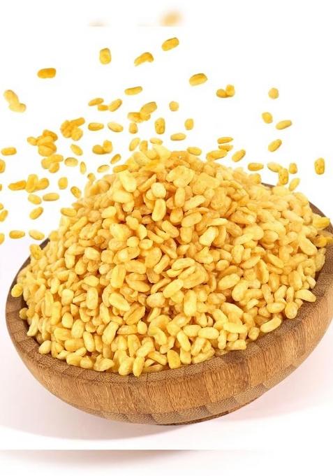 Moong Dal Namkeen Salty Moong Dal | Organic Namkeen | Fried In Cold Pressed Groundnut Oil | Healthy Indian Snacks | No Preservatives | Crispy Crunchy Ready To Eat (500 Gram, Moong Dal)