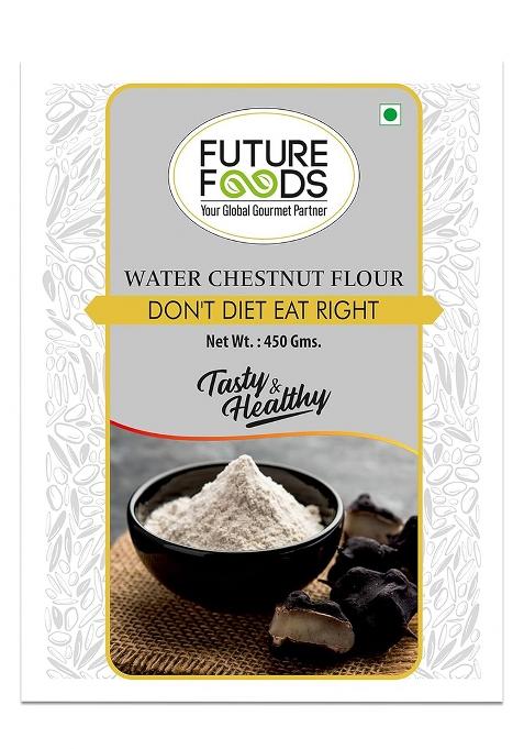 Future Foods Premium Organic Water Chestnut Flour 450G | Nutrient-Rich | Gluten-Free & Low Carb | Ideal For Baking & Cooking | Supports Digestion | Naturally Sweet & Versatile